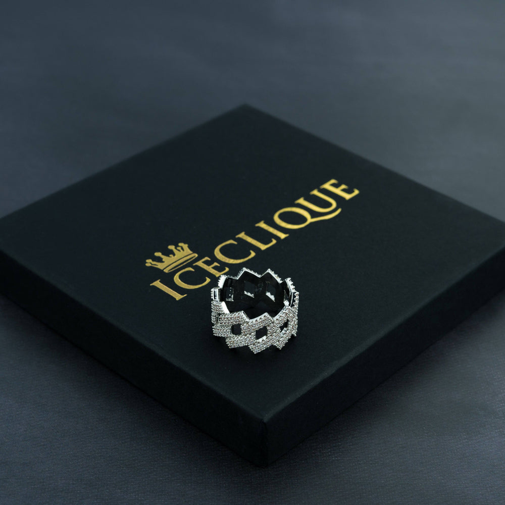 Iced Prong Ring - ICECLIQUE JEWELRY