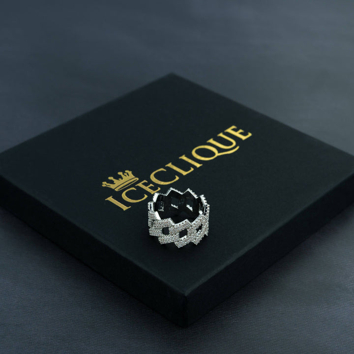 Iced Prong Ring - ICECLIQUE JEWELRY