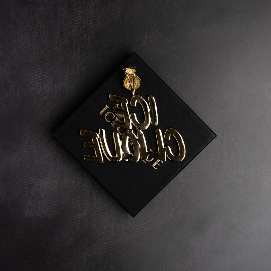 Custom Moneybag Letter Pendant - ICECLIQUE JEWELRY