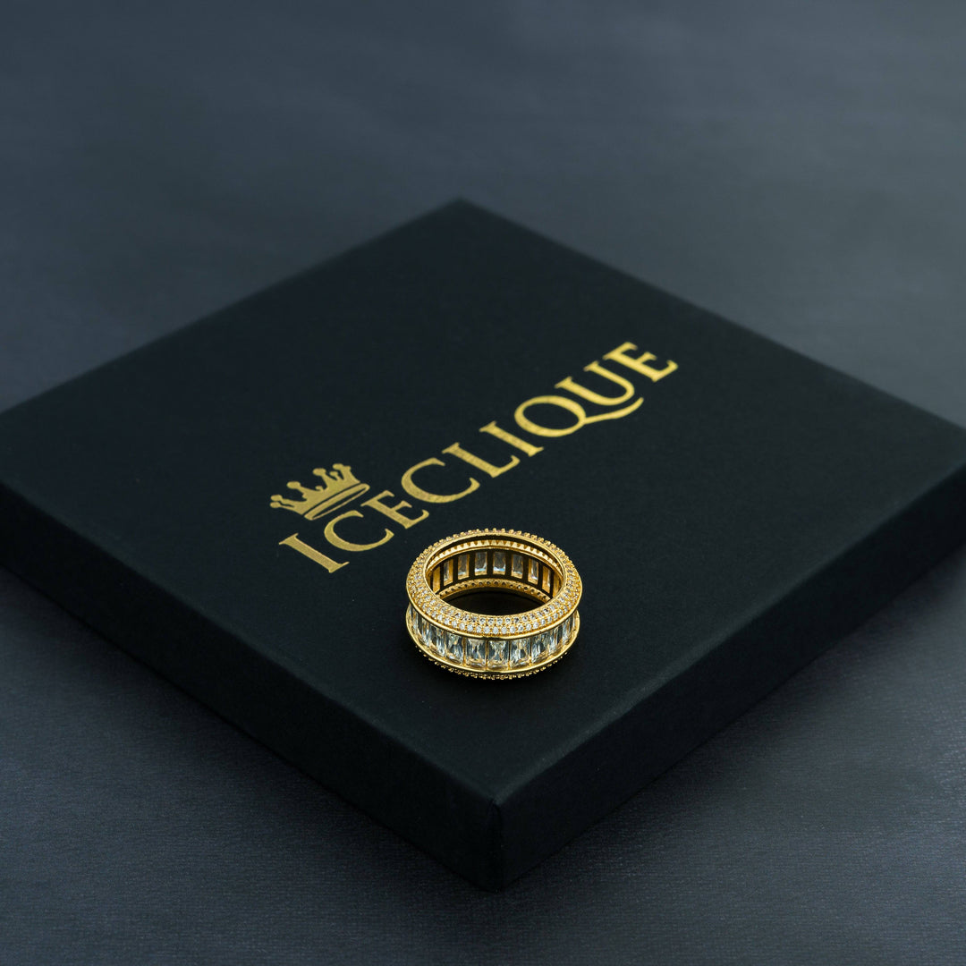 Iced Baguette Ring - ICECLIQUE JEWELRY
