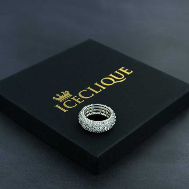 5 Row Solitaire Ring - ICECLIQUE JEWELRY