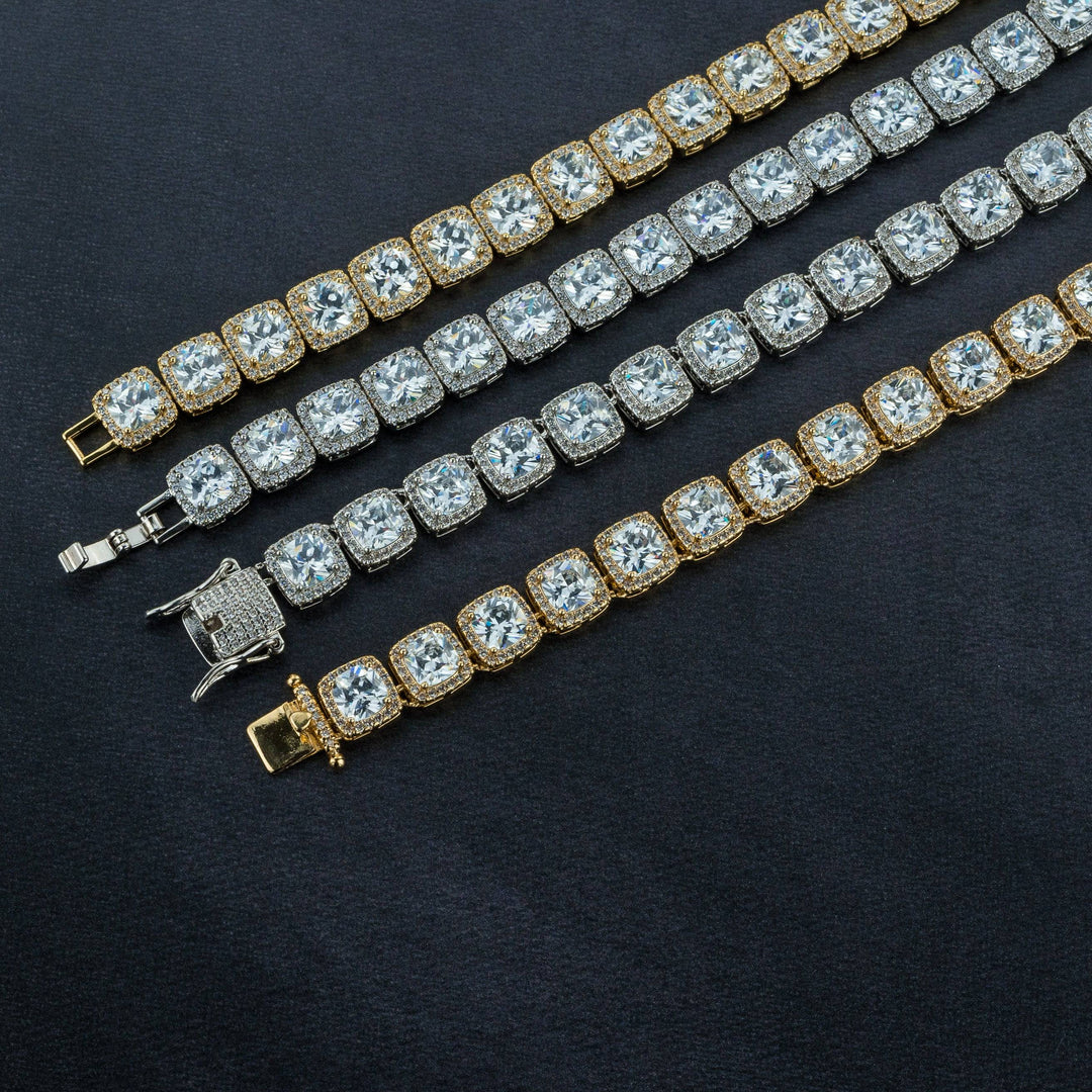10mm Tennis Chain & Bracelet Bundle - ICECLIQUE JEWELRY