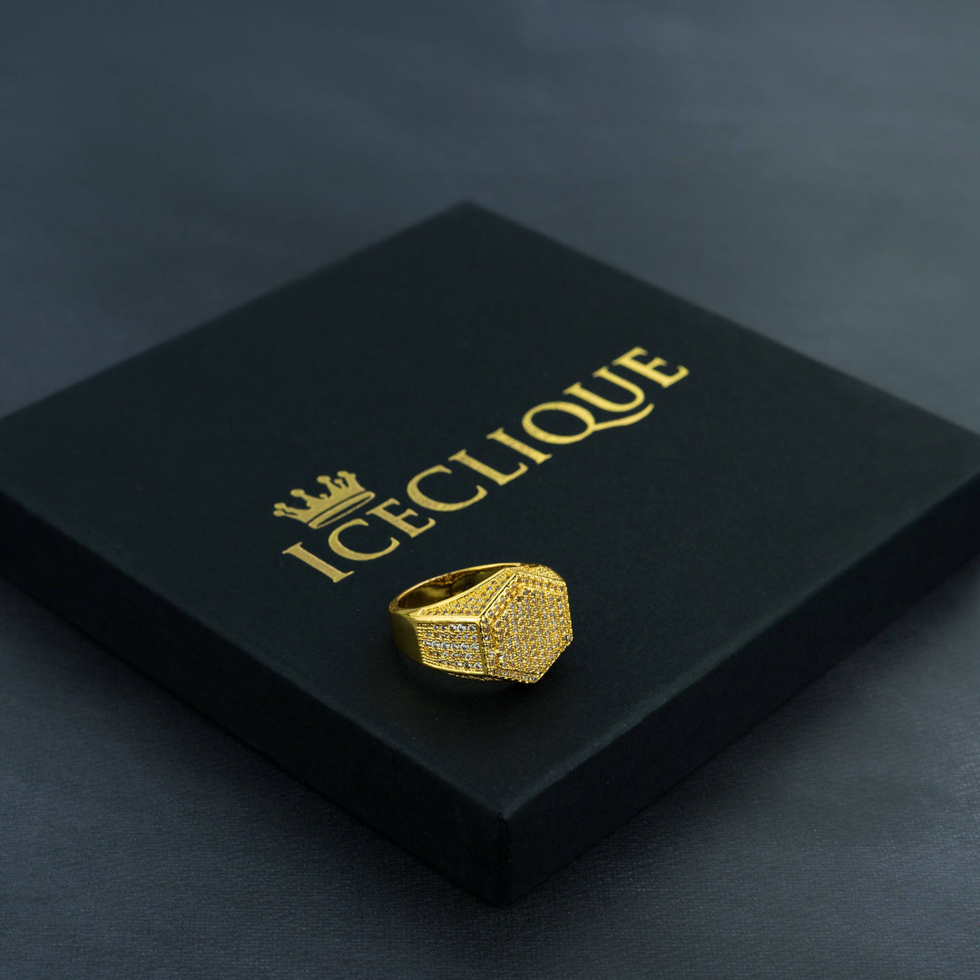 Hexagon Ring - ICECLIQUE JEWELRY