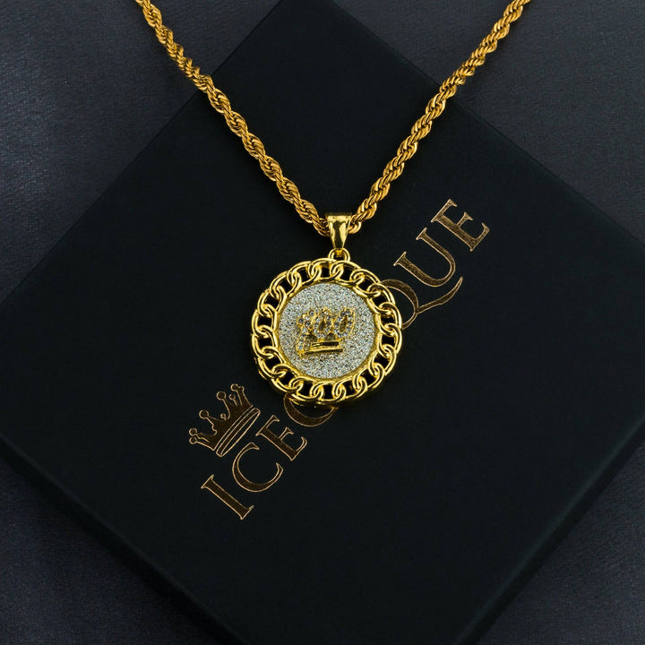 100 Round Pendant - ICECLIQUE JEWELRY