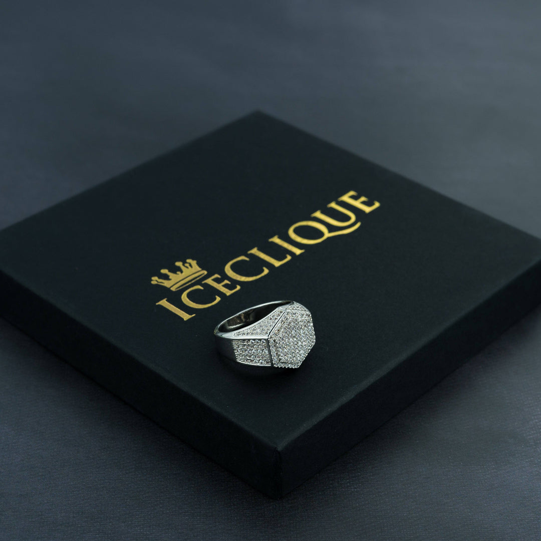 Hexagon Ring - ICECLIQUE JEWELRY
