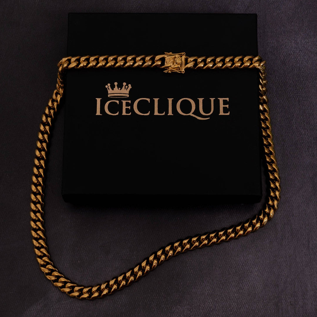 10mm Cuban Chain - ICECLIQUE JEWELRY