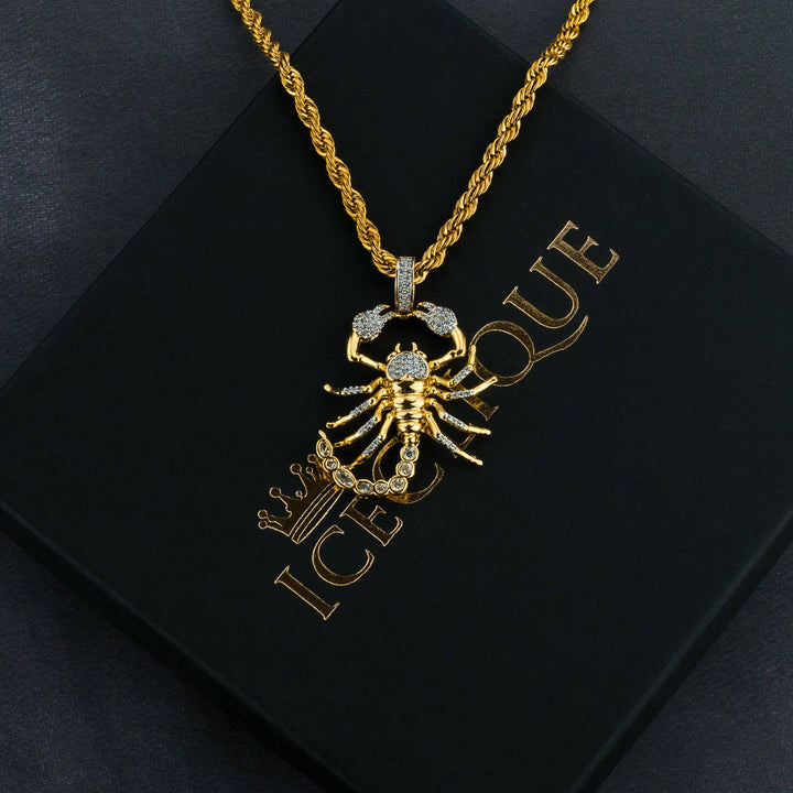 Iced Scorpion Pendant - ICECLIQUE JEWELRY