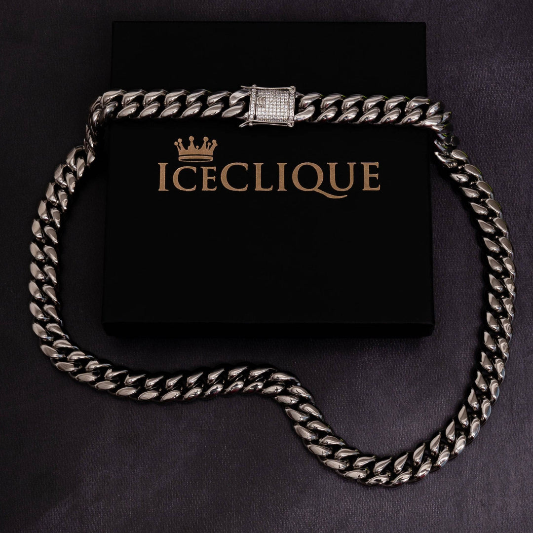 14mm Cuban Chain - ICECLIQUE JEWELRY