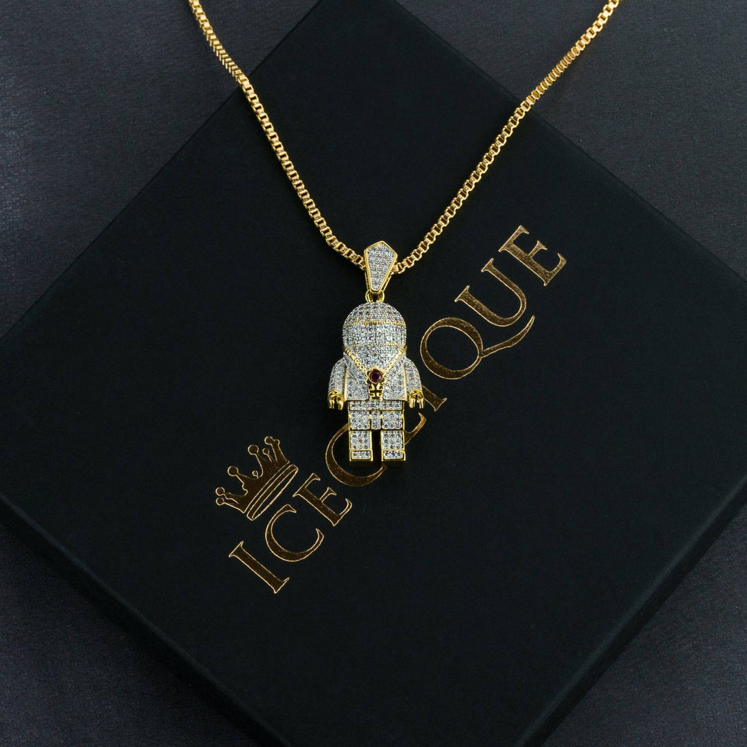 Iced Royal Trooper Pendant - ICECLIQUE JEWELRY
