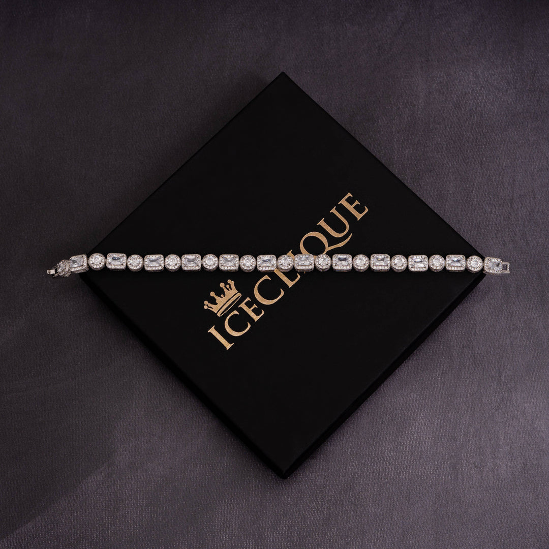 8mm Baguette Bracelet - ICECLIQUE JEWELRY