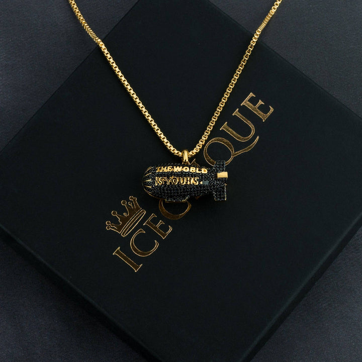 The World Is Yours Pendant - ICECLIQUE JEWELRY