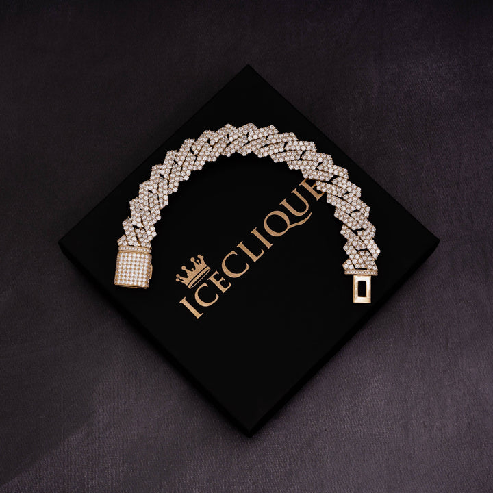 17mm Prong Bracelet - ICECLIQUE JEWELRY