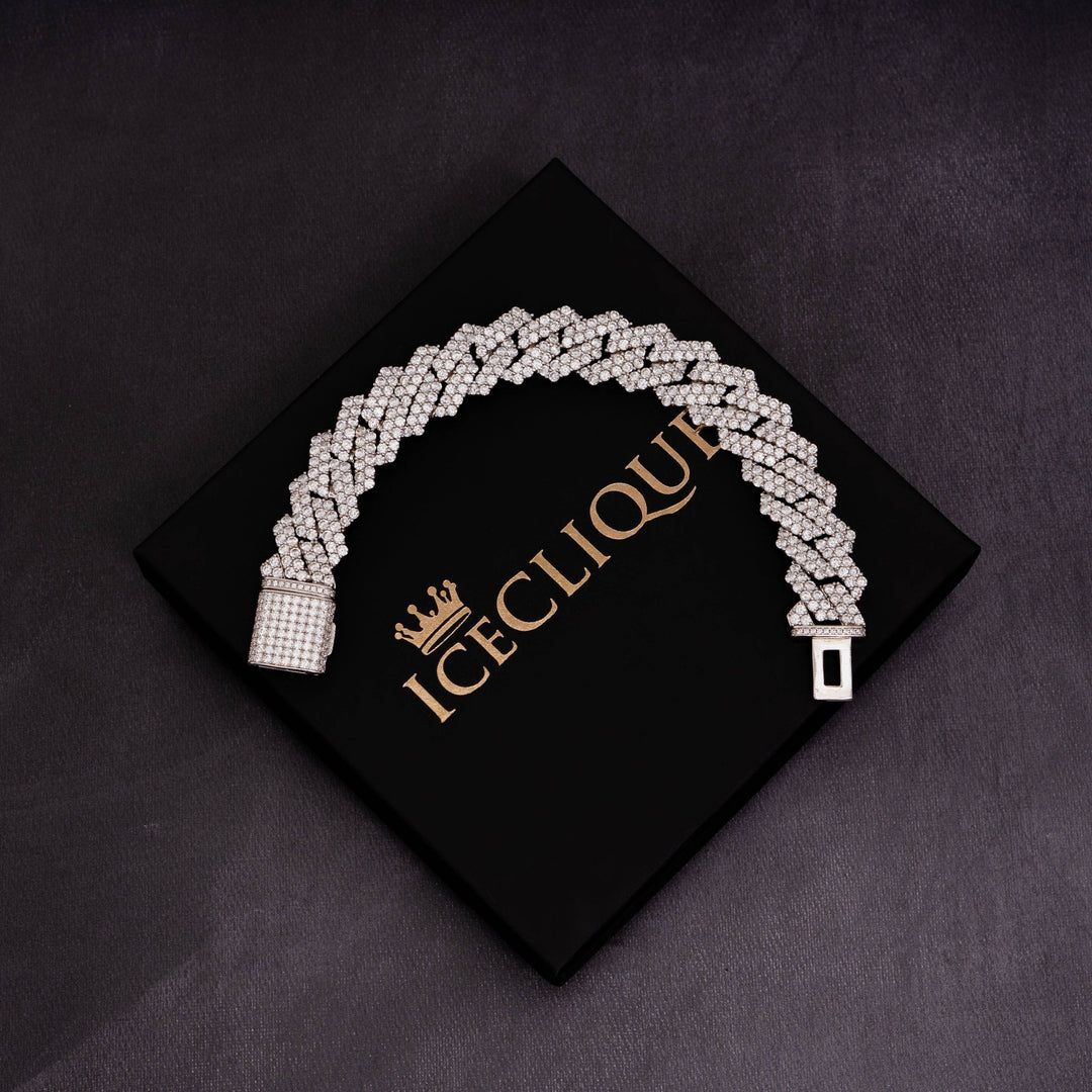17mm Prong Bracelet - ICECLIQUE JEWELRY