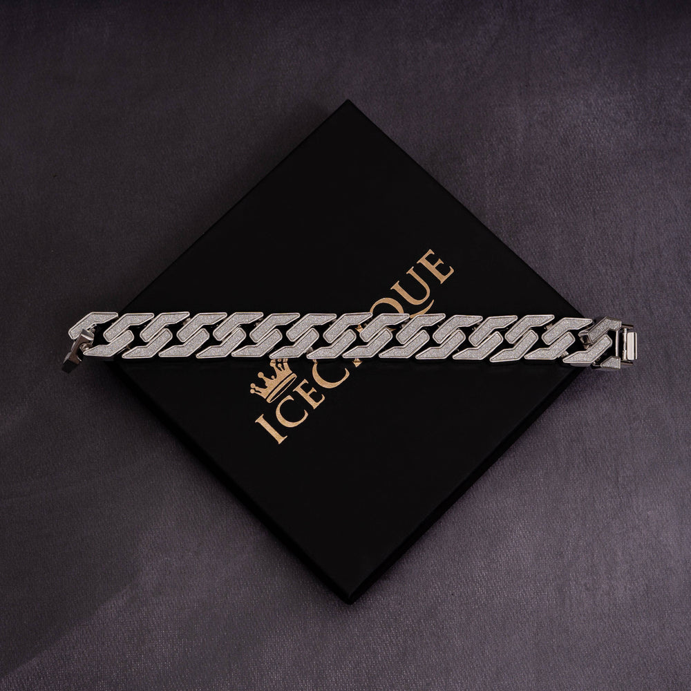 15mm Symmetrical Cuban Bracelet - ICECLIQUE JEWELRY