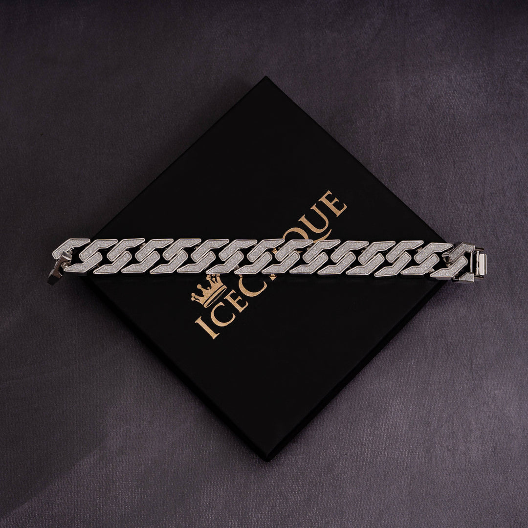 15mm Symmetrical Cuban Bracelet - ICECLIQUE JEWELRY