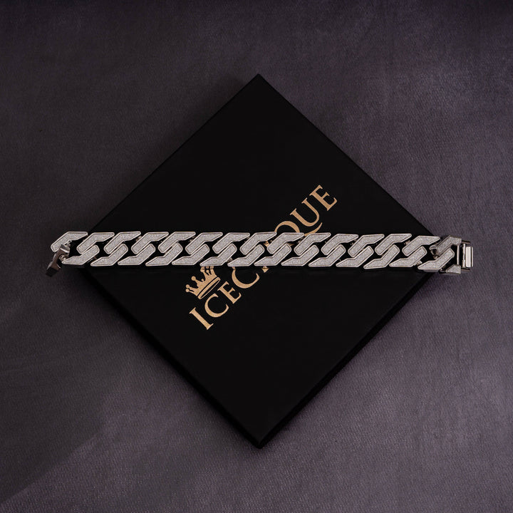15mm Symmetrical Cuban Bracelet - ICECLIQUE JEWELRY