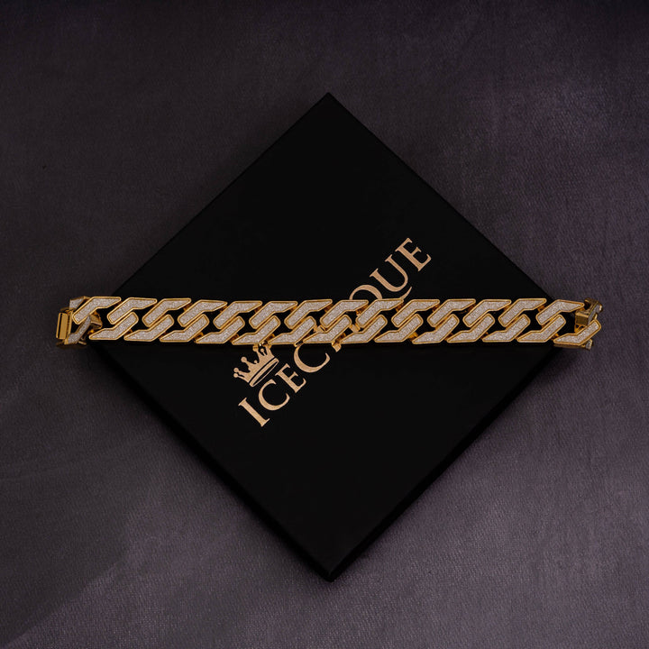 15mm Symmetrical Cuban Bracelet - ICECLIQUE JEWELRY