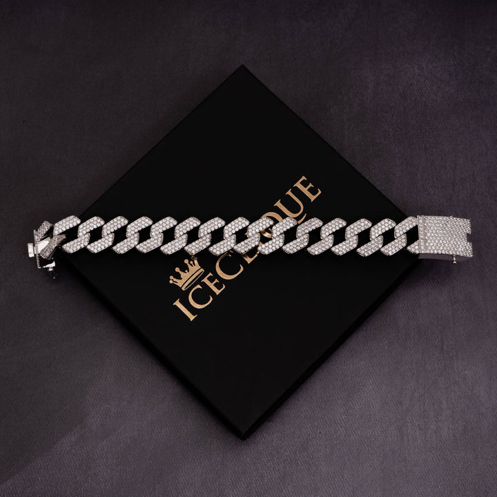 20mm Prong Bracelet - ICECLIQUE JEWELRY