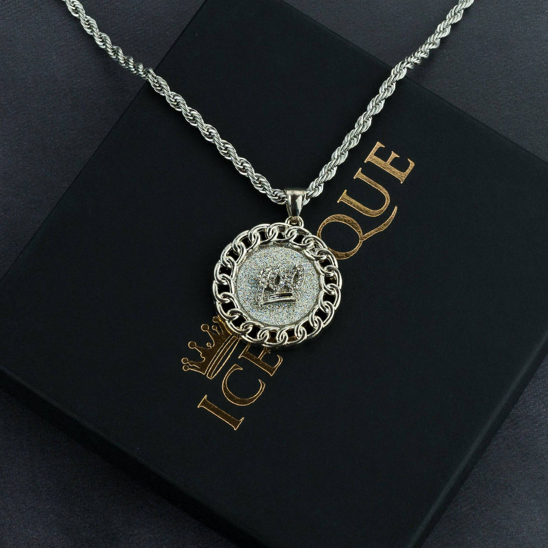 100 Round Pendant - ICECLIQUE JEWELRY