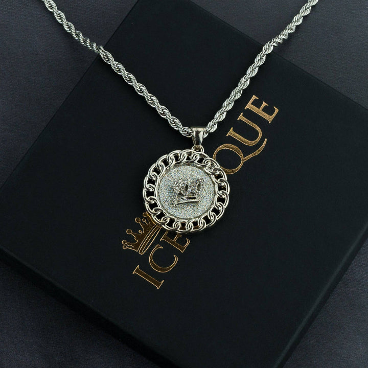 100 Round Pendant - ICECLIQUE JEWELRY