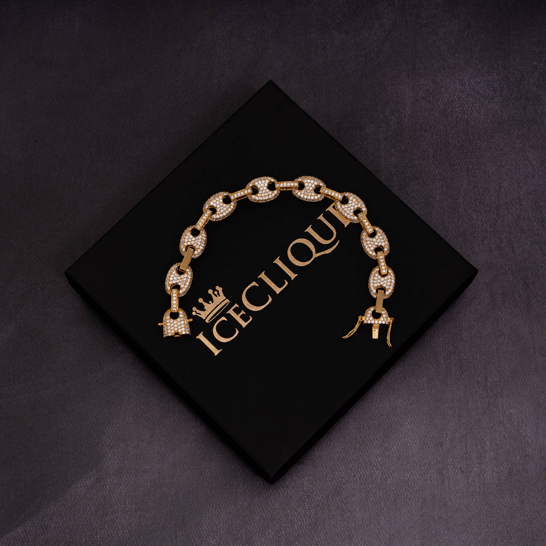 14mm Gucci Link Bracelet - ICECLIQUE JEWELRY