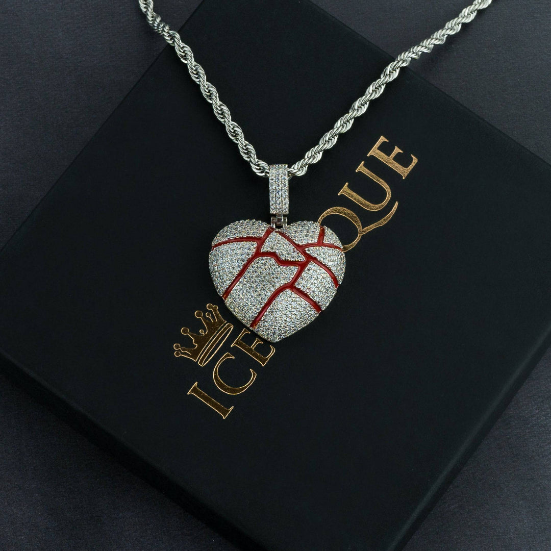 Iced Bloody Heart Pendant - ICECLIQUE JEWELRY