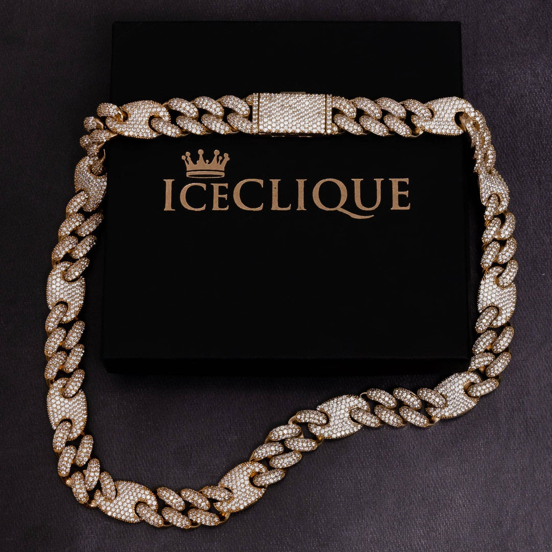 16mm Cuban & Gucci Link Chain - ICECLIQUE JEWELRY