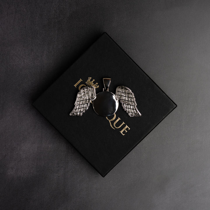 Angel Wings Custom Photo Pendant - ICECLIQUE JEWELRY