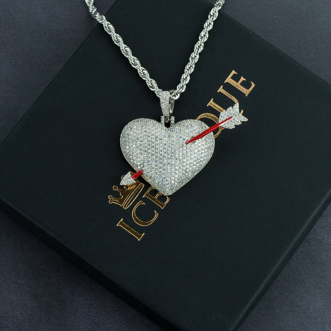 Pierced Heart Pendant - ICECLIQUE JEWELRY