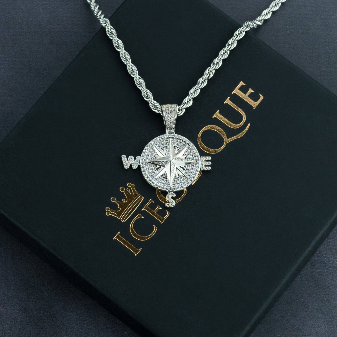 Compass Pendant - ICECLIQUE JEWELRY
