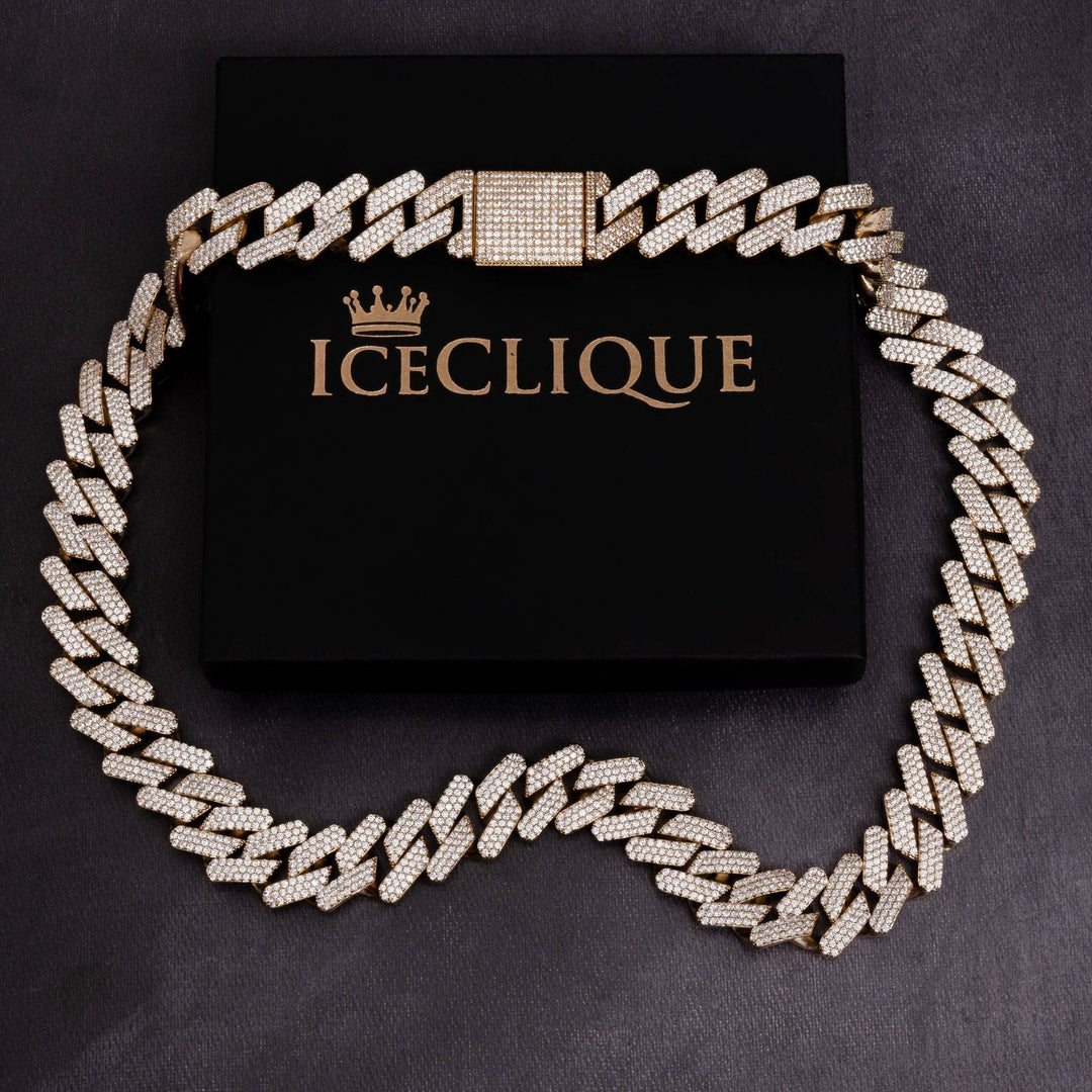 20mm Prong Chain - ICECLIQUE JEWELRY