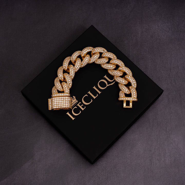 23mm Cuban Bracelet - ICECLIQUE JEWELRY