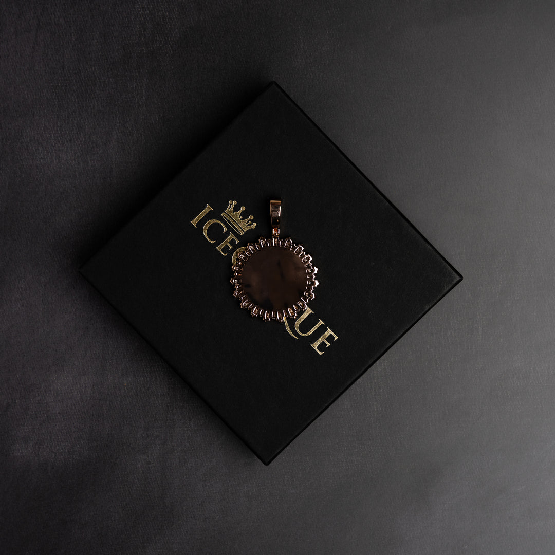 Iced Baguette Custom Photo Pendant - ICECLIQUE JEWELRY