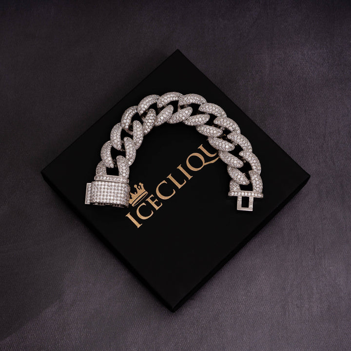 23mm Cuban Bracelet - ICECLIQUE JEWELRY
