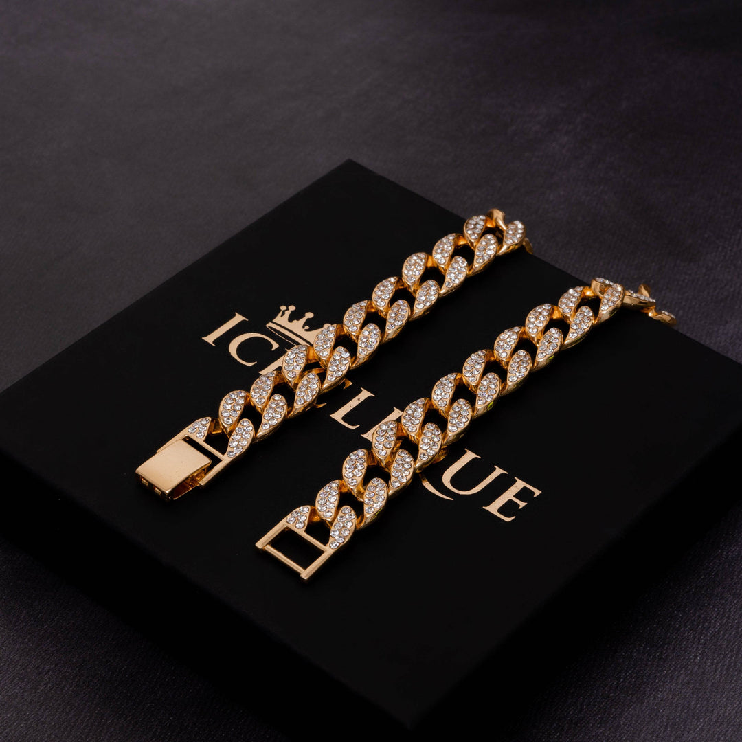 15mm Iced Cuban Chain - ICECLIQUE JEWELRY