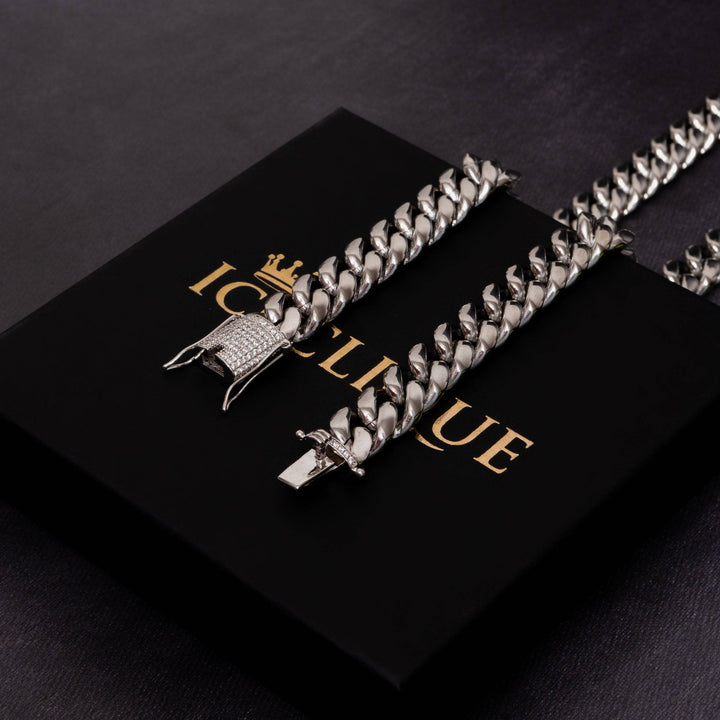14mm Cuban Chain - ICECLIQUE JEWELRY