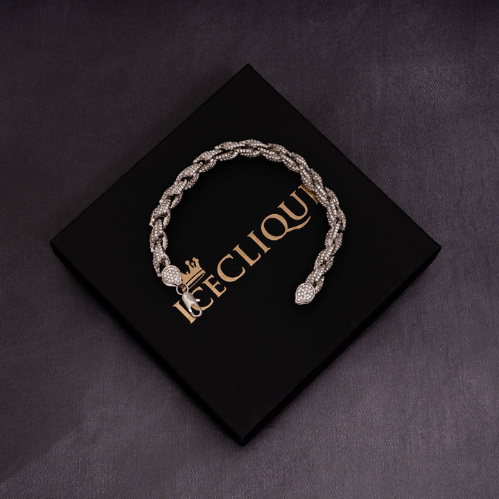 9mm Iced Rope Bracelet - ICECLIQUE JEWELRY