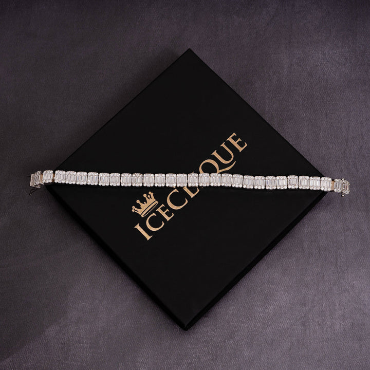 10mm Baguette Bracelet - ICECLIQUE JEWELRY