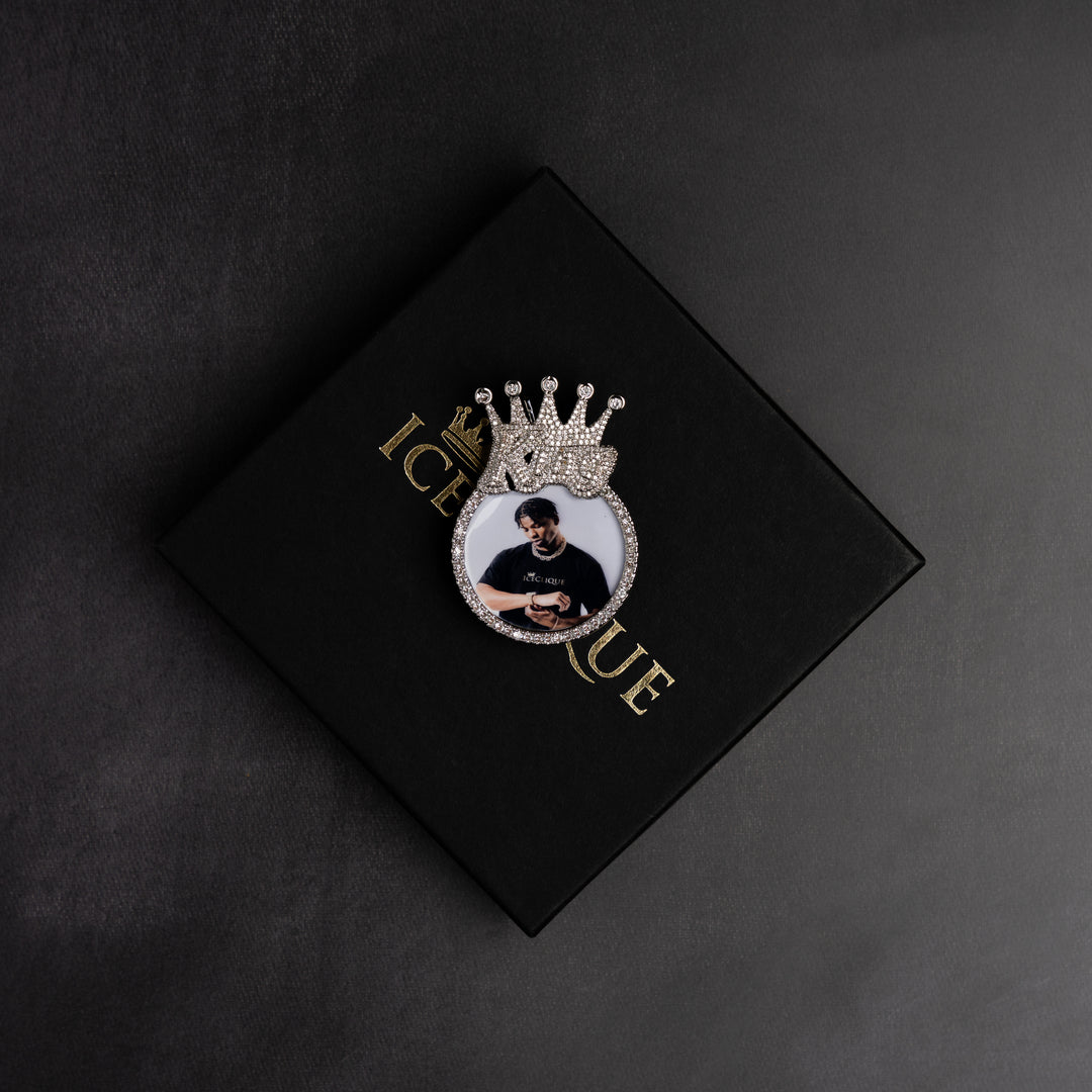 King Custom Photo Pendant - ICECLIQUE JEWELRY