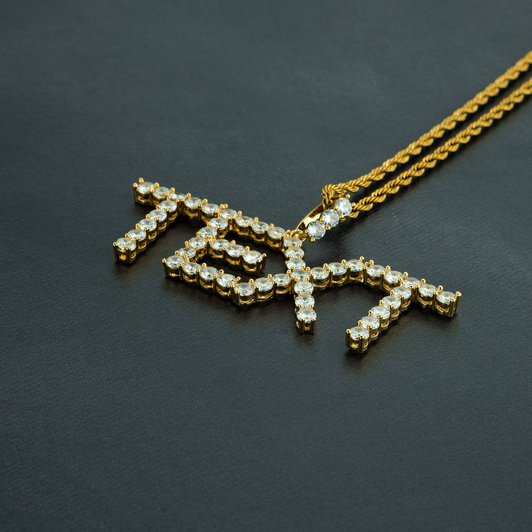 Custom Tennis Letter Pendant - ICECLIQUE JEWELRY