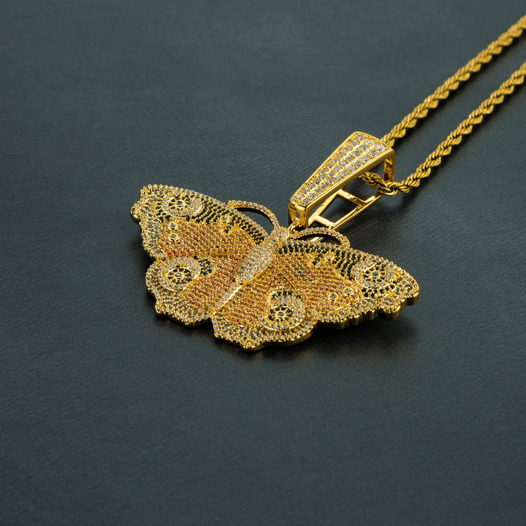 Iced Butterfly Pendant - ICECLIQUE JEWELRY