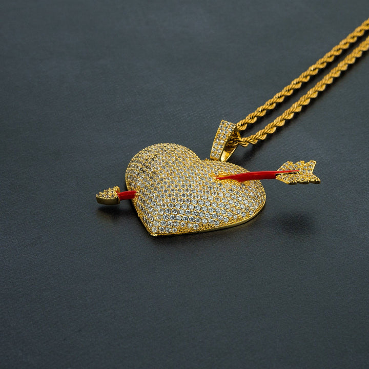 Pierced Heart Pendant - ICECLIQUE JEWELRY