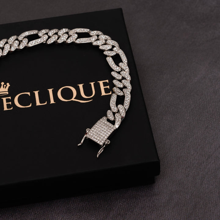 13mm Figaro & Cuban Link Bracelet - ICECLIQUE JEWELRY