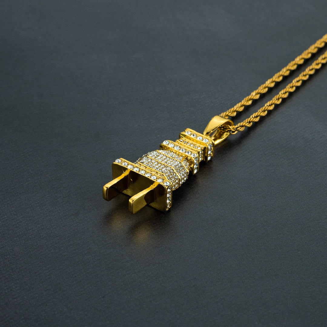 Iced Plug Pendant - ICECLIQUE JEWELRY