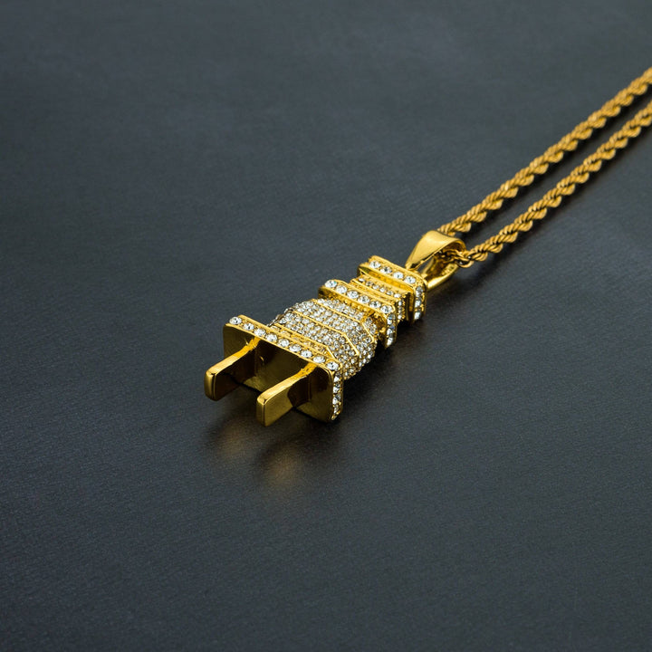 Iced Plug Pendant - ICECLIQUE JEWELRY