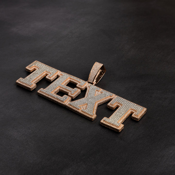Custom Multi-Layer Letter Pendant - ICECLIQUE JEWELRY