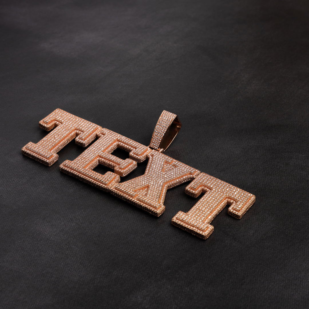 Custom Multi-Layer Letter Pendant - ICECLIQUE JEWELRY