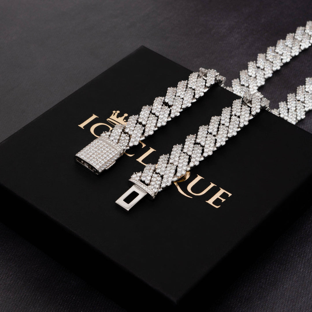17mm Prong Chain - ICECLIQUE JEWELRY