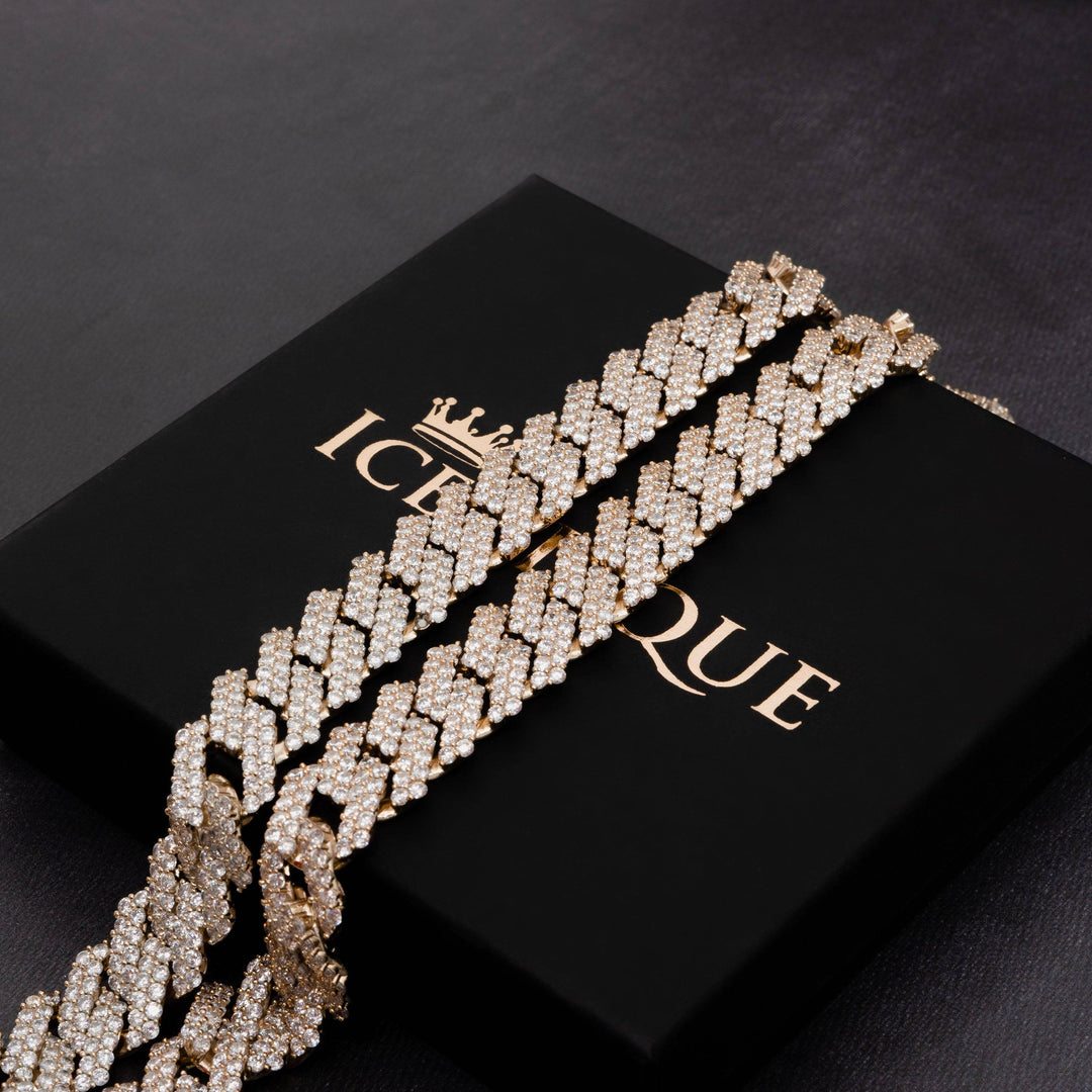 17mm Prong Chain - ICECLIQUE JEWELRY