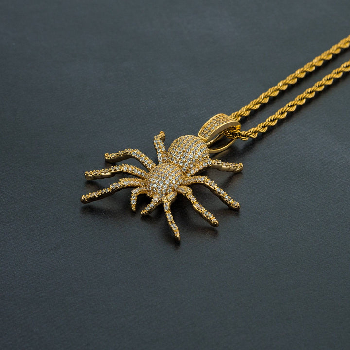 Iced Tarantula Pendant - ICECLIQUE JEWELRY